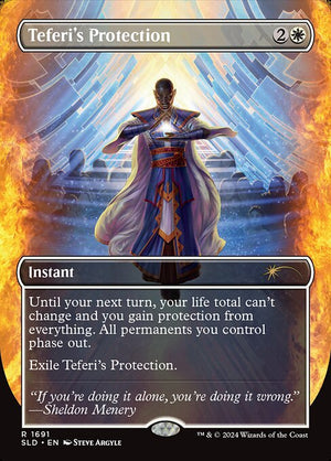 Teferi's Protection (1691) [Secret Lair Drop] [Borderless]