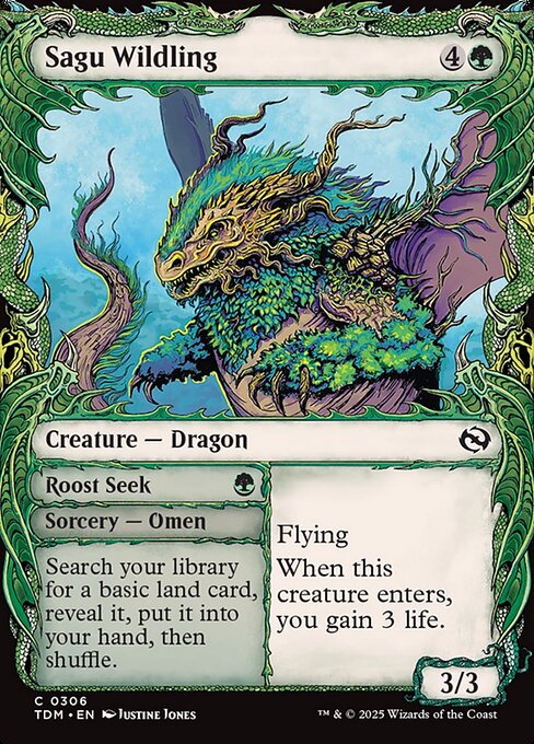 Sagu Wildling // Roost Seek (306) [Tarkir: Dragonstorm]