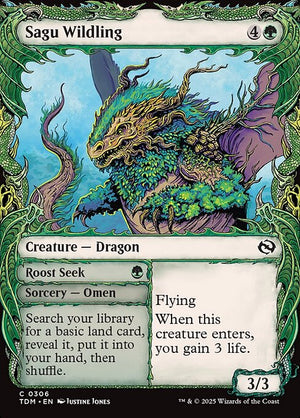 Sagu Wildling // Roost Seek (306) [Tarkir: Dragonstorm]
