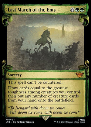 Last March of the Ents (623) [The Lord of the Rings: Tales of Middle-earth] [Showcase]