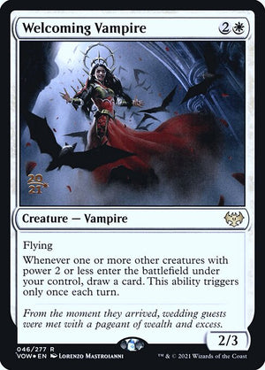 Welcoming Vampire (46s) [Innistrad: Crimson Vow Promos]