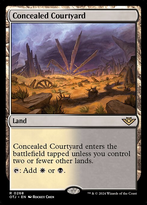 Concealed Courtyard (268) [Outlaws of Thunder Junction]