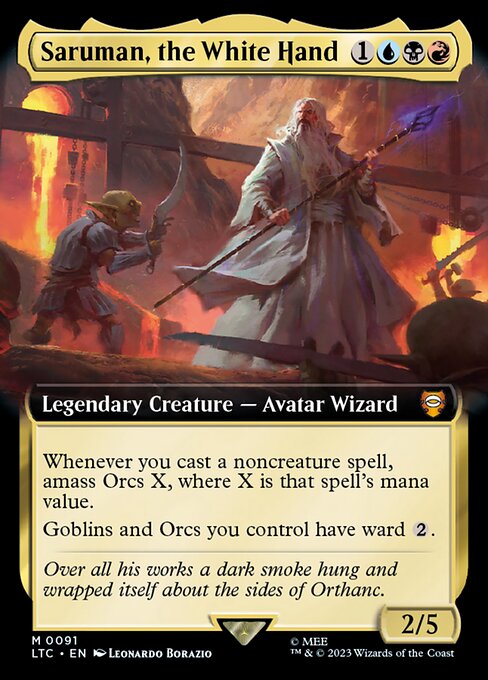 Saruman, the White Hand (91) [Tales of Middle-earth Commander] [Extended Art]