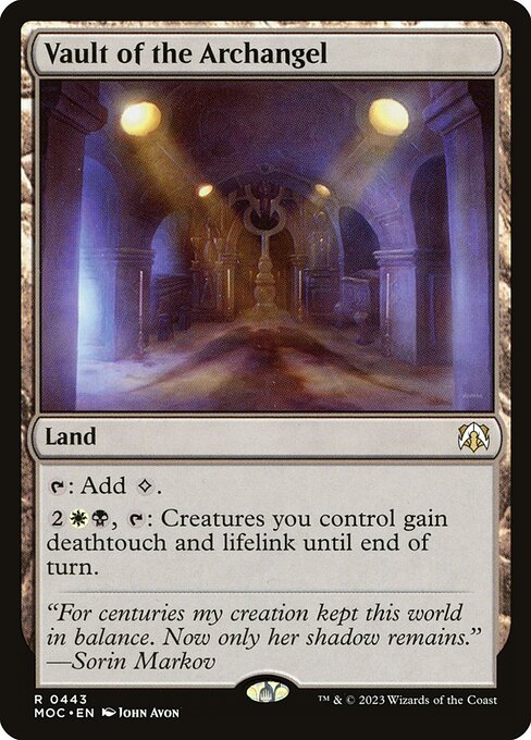 Vault of the Archangel (443) [March of the Machine Commander]