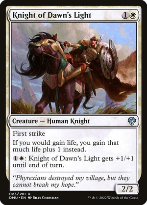 Knight of Dawn's Light (23) [Dominaria United]