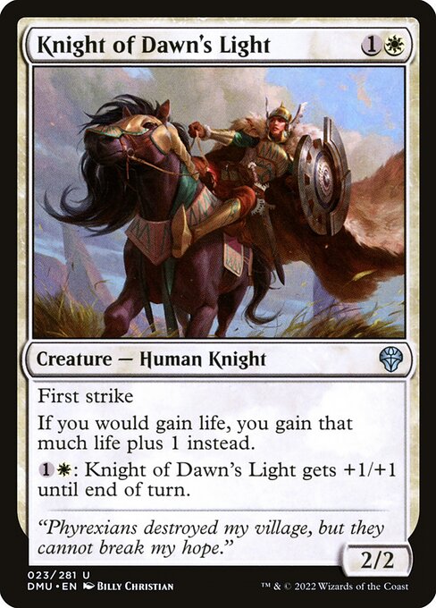Knight of Dawn's Light (23) [Dominaria United]