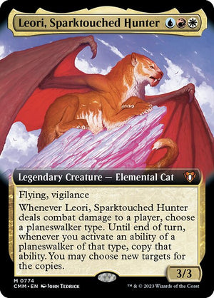 Leori, Sparktouched Hunter (774) [Commander Masters] [Extended Art]