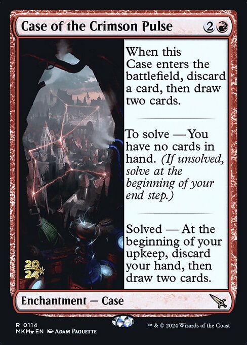 Case of the Crimson Pulse (114s) [Murders at Karlov Manor Promos]