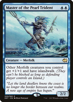 Master of the Pearl Trident (9) [Duel Decks: Merfolk vs. Goblins]