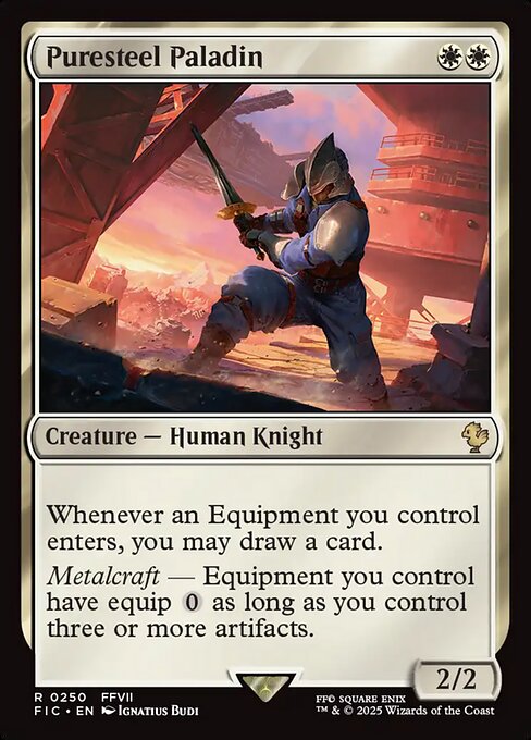 Puresteel Paladin (250) [Final Fantasy Commander]