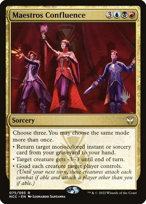 Maestros Confluence (75p) [New Capenna Commander Promos]