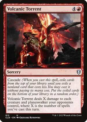 Volcanic Torrent (813) [Commander Legends: Battle for Baldur's Gate]