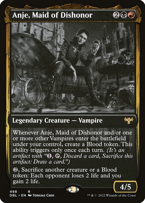 Anje, Maid of Dishonor (498) [Innistrad: Double Feature]