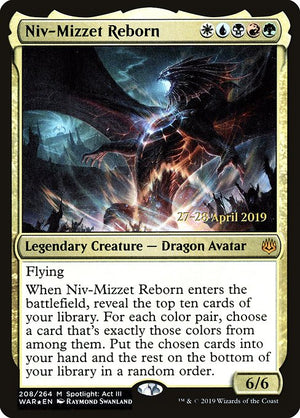 Niv-Mizzet Reborn (208s) [War of the Spark Promos]