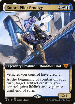Kotori, Pilot Prodigy (75) [Neon Dynasty Commander] [Extended Art]