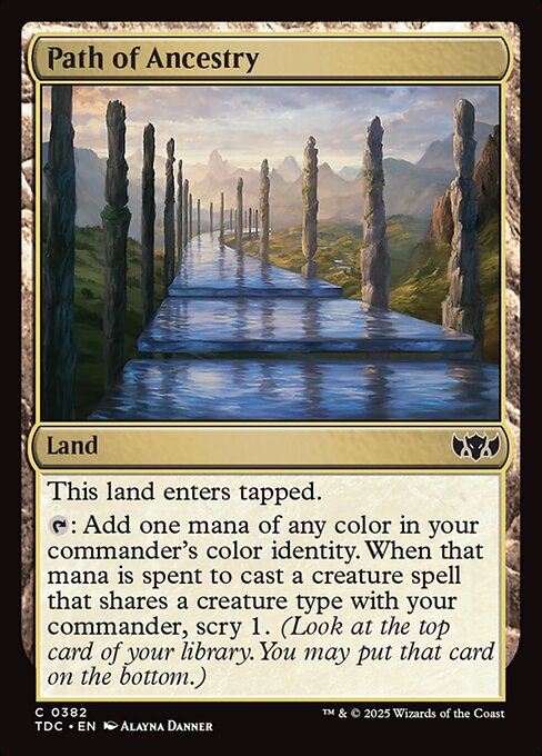 Path of Ancestry (382) [Tarkir: Dragonstorm Commander]