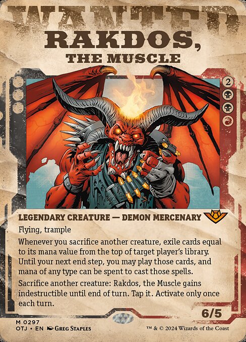 Rakdos, the Muscle (297) [Outlaws of Thunder Junction]