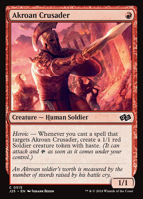 Akroan Crusader (515) [Foundations Jumpstart]