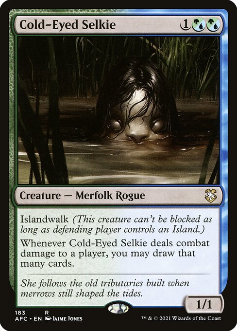 Cold-Eyed Selkie (183) [Forgotten Realms Commander]