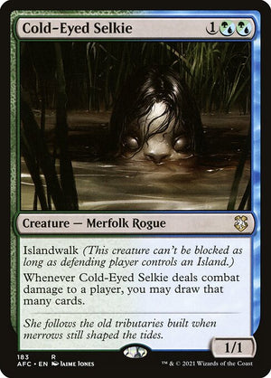 Cold-Eyed Selkie (183) [Forgotten Realms Commander]