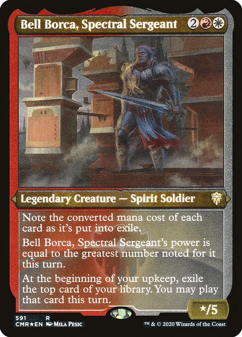 Bell Borca, Spectral Sergeant (591) [Commander Legends] [Etched]