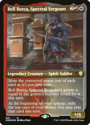 Bell Borca, Spectral Sergeant (591) [Commander Legends] [Etched]