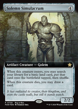 Solemn Simulacrum (Extended Art) (729) [Foundations]