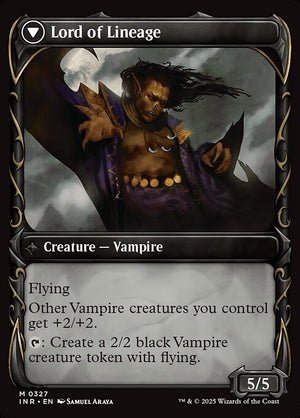 Bloodline Keeper // Lord of Lineage (327) [Innistrad Remastered] Reverse