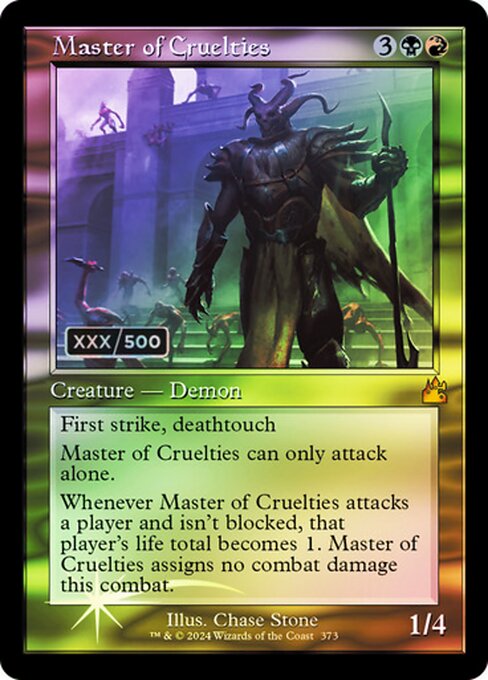 Master of Cruelties (373z) [Ravnica Remastered]