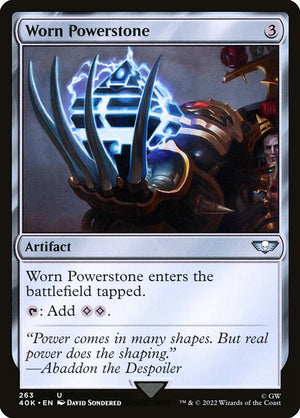 Worn Powerstone (263) [Warhammer 40,000 Commander]