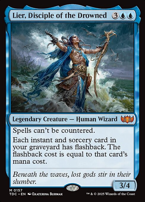 Lier, Disciple of the Drowned (157) [Tarkir: Dragonstorm Commander]