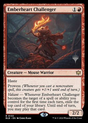 Emberheart Challenger (133p) [Bloomburrow Promos]