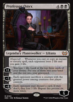 Professor Onyx (153) [Duskmourn: House of Horror Commander]