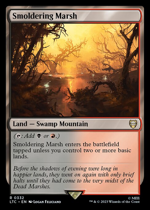 Smoldering Marsh (332) [Tales of Middle-earth Commander]