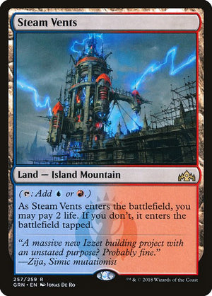 Steam Vents (257) [Guilds of Ravnica]