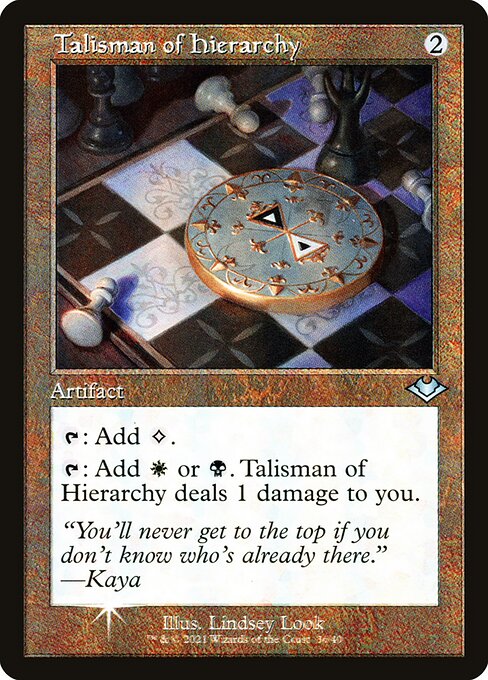 Talisman of Hierarchy (36) [Modern Horizons 1 Timeshifts]