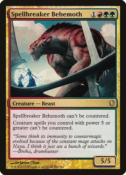 Spellbreaker Behemoth (216) [Commander 2013]