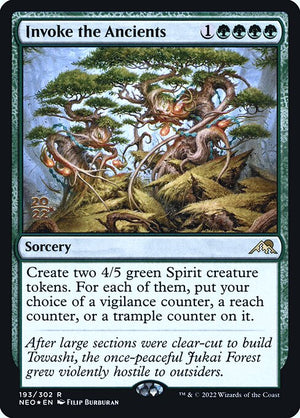 Invoke the Ancients (193s) [Kamigawa: Neon Dynasty Promos]