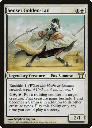 Sensei Golden-Tail (44) [Champions of Kamigawa]