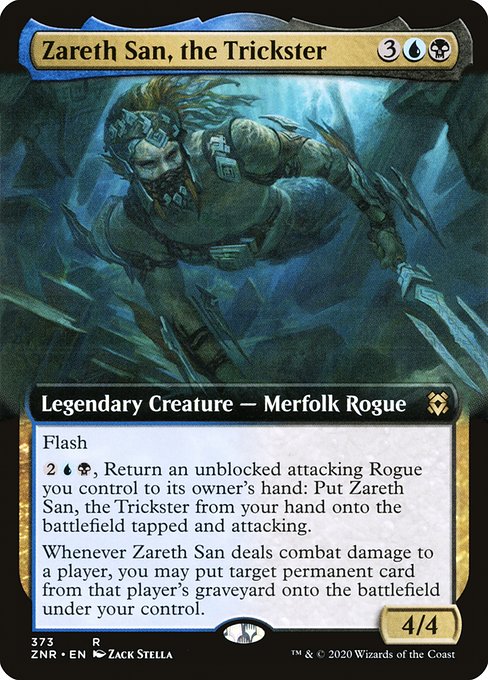 Zareth San, the Trickster (373) [Zendikar Rising] [Extended Art]