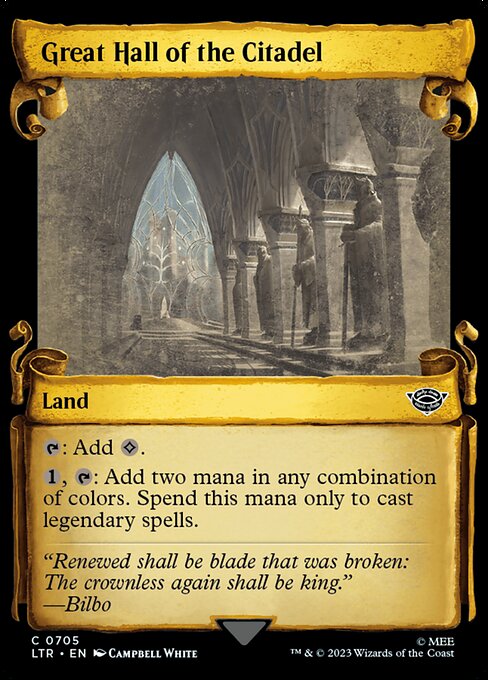 Great Hall of the Citadel (705) [The Lord of the Rings: Tales of Middle-earth] [Showcase]