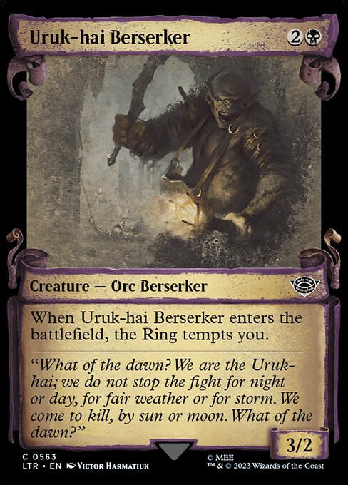 Uruk-hai Berserker (563) [The Lord of the Rings: Tales of Middle-earth] [Showcase]
