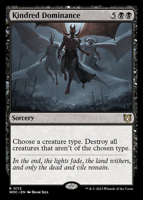 Kindred Dominance (113) [Wilds of Eldraine Commander]