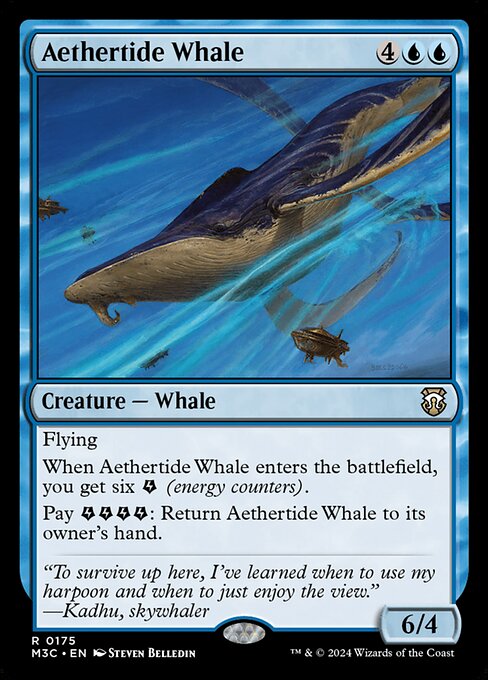 Aethertide Whale (175) [Modern Horizons 3 Commander]