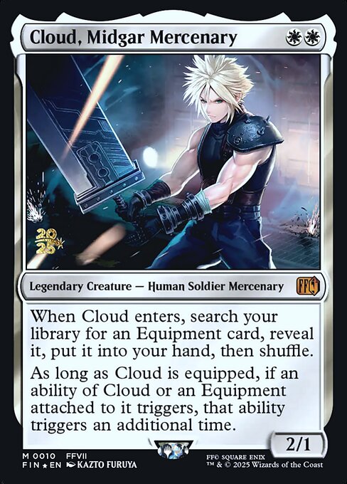 Cloud, Midgar Mercenary (10s) [Final Fantasy Promos]