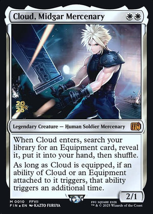 Cloud, Midgar Mercenary (10s) [Final Fantasy Promos]