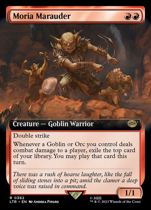 Moria Marauder (362) [The Lord of the Rings: Tales of Middle-earth] [Extended Art]
