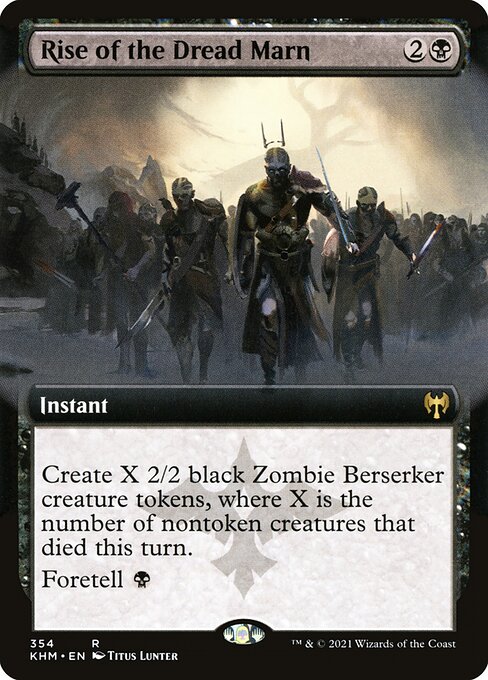 Rise of the Dread Marn (354) [Kaldheim] [Extended Art]