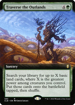 Traverse the Outlands (593) [Commander Legends: Battle for Baldur's Gate] [Extended Art]