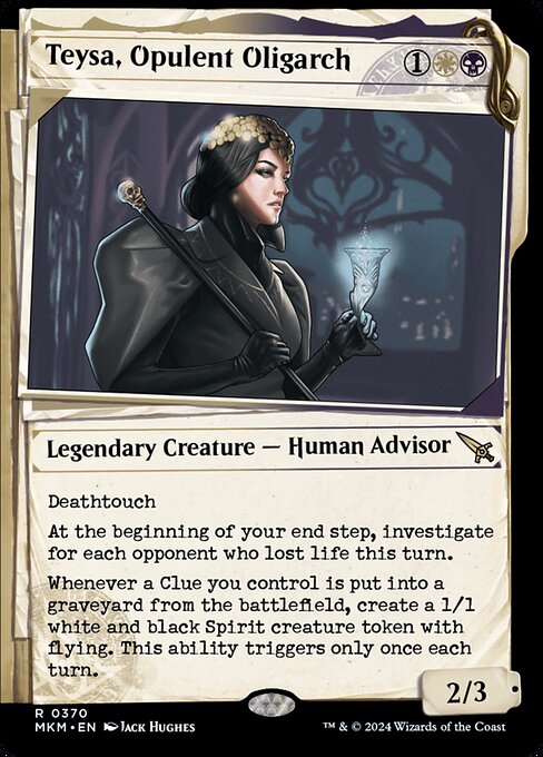 Teysa, Opulent Oligarch (370) [Murders at Karlov Manor] [Showcase]